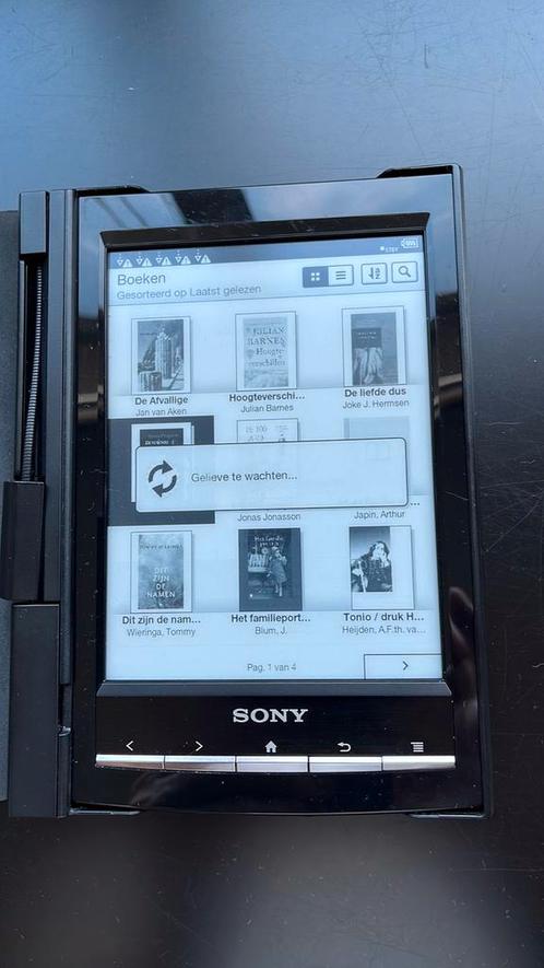 Sony e-reader PRS-T1 met leeslamp