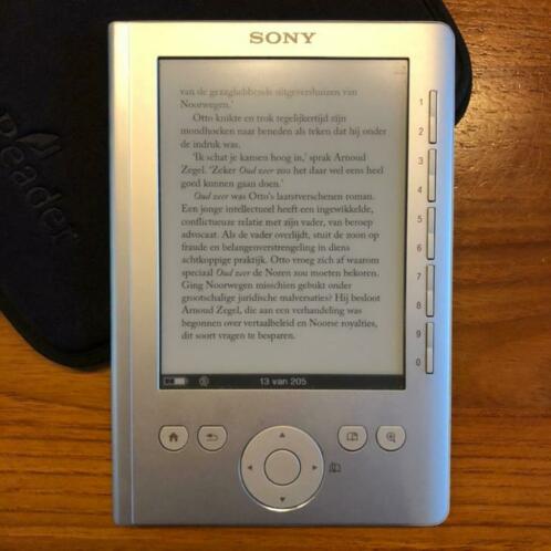 Sony e-reader PSR-300 met hoesje en ruim 60 boeken