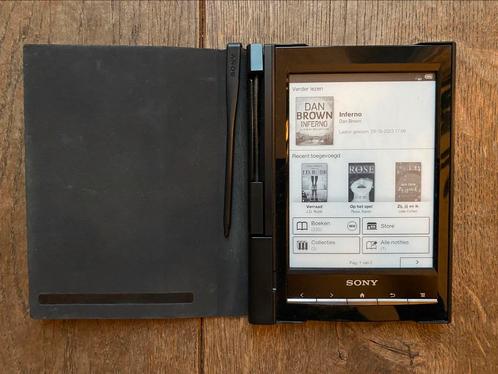Sony E-Reader Touch PRS-T1 met 335 boeken erop