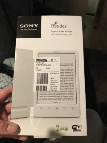 Sony e reader wit 6inch T3 met WiFi