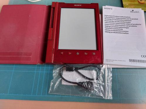 Sony ereader met hoesje met verlichting en kabel