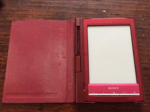 Sony ereader pers-t1 met originele hoes met verlichting