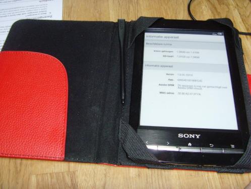 Sony ereader PRS-T1 met hoes