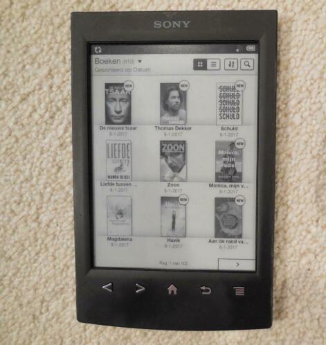 Sony ereader type PRS T2