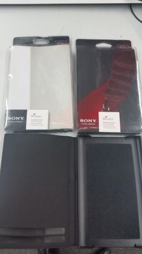 Sony Ereadercover origineel. Voor PRS-T2 en PRS-T1 zwartwit