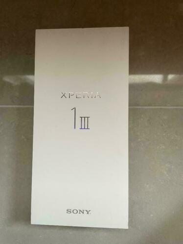 Sony Experia 1 iii 256gb Geseald in doos