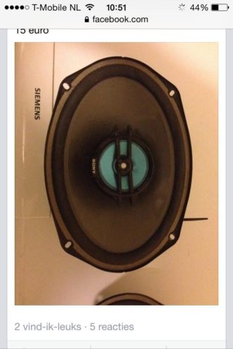 Sony Explod 280 watt speakers