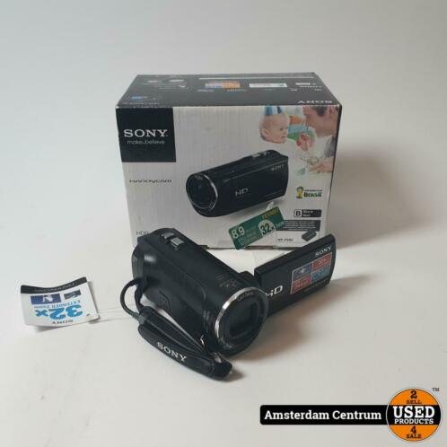 Sony Handycam HDR-CX220E ZwartBlack  incl. 8GB SD Card  Z