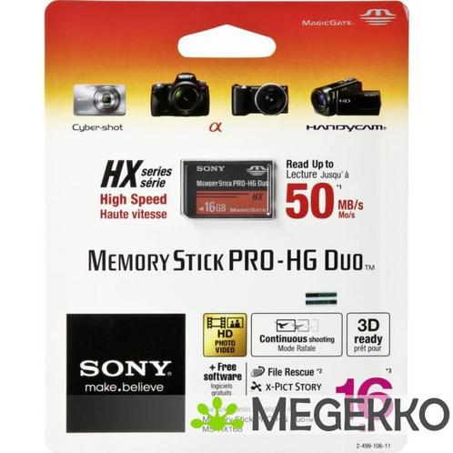 Sony Memory Stick Pro HG Duo HX 16GB 50MBs
