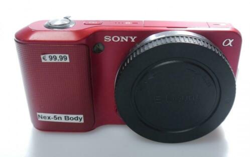 Sony Nex-3N Rood  Slechte staat met garantie