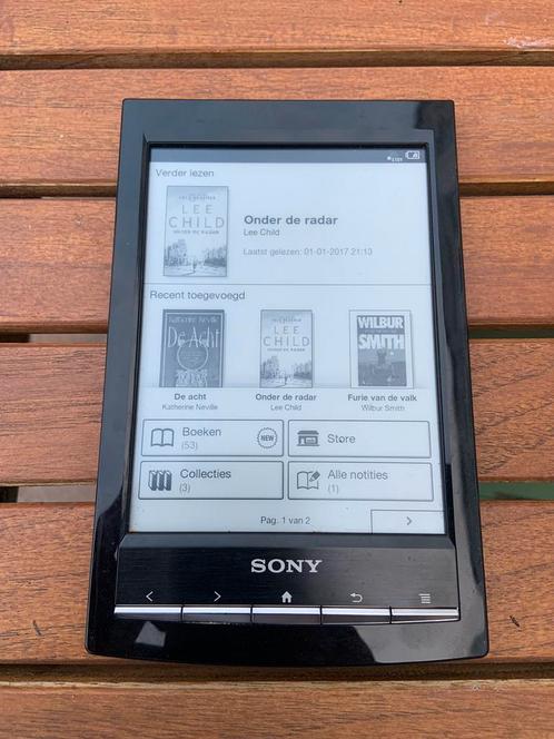 Sony PRS-T1 e-reader ebook getest zwart