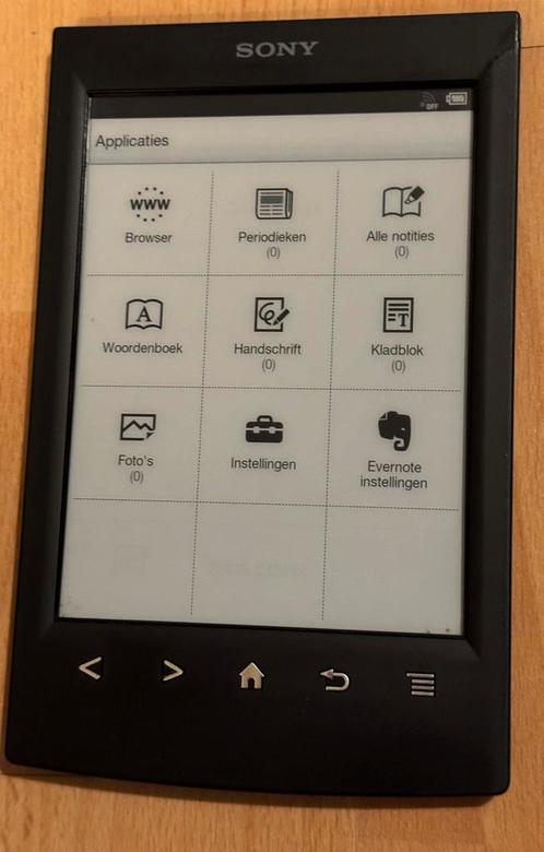 Sony PRS-T2 e-reader ebook met touch screen