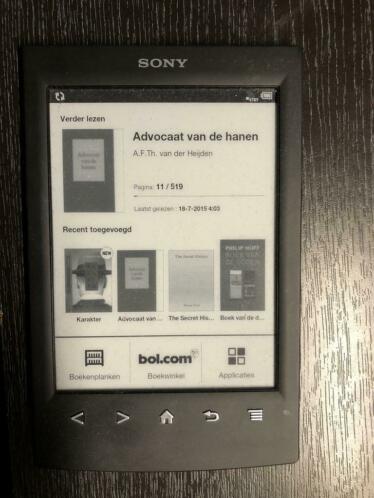 Sony PRS-T2 e-reader met originele verpakking
