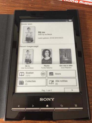 Sony PRS-T2 incl. 121 boeken, ook recente.