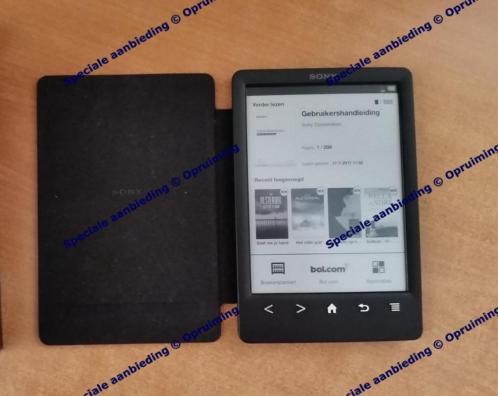 Sony prs-T3 ereader  Sleepcover, oplader  4689 (Top)boeken