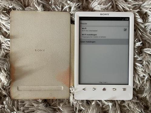 Sony PRS-T3 witte ereader (geheugen uitbreidbaar) met cover