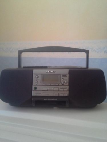 Sony radio CD met cassettespeler