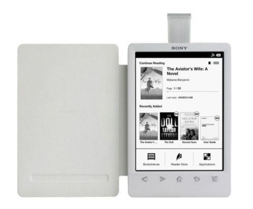 Sony Reader LED Cover met Leeslampje (PRSACL30WC) - Wit