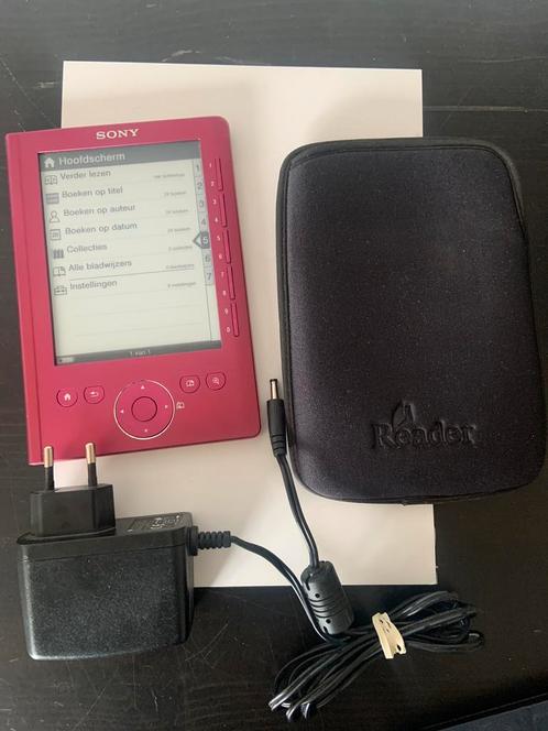 Sony reader PRS-300 ereader met lader en hoesje