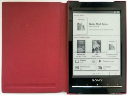 Sony Reader Touch PRS-T1 Black met accesoires en software