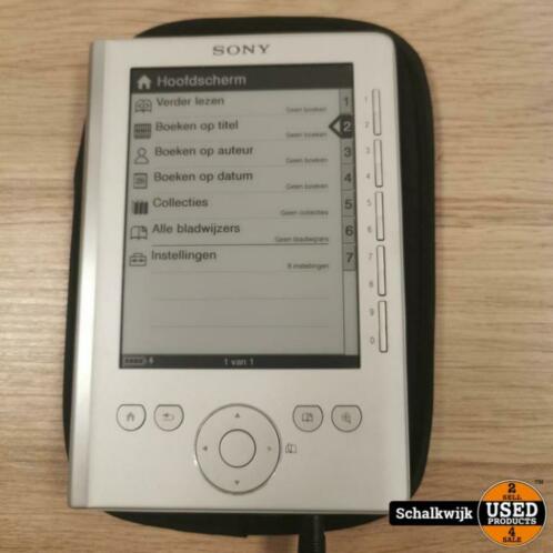sony Sony E-reader PSR-300 met lader in hoes 739