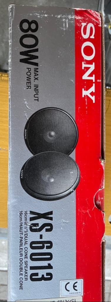 Sony speakers voor Autoradio