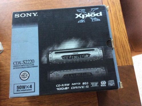 Sony sutoradio cd mp3 speler