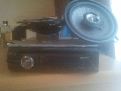 Sony usbcdradio speler met 2xbox 120wat