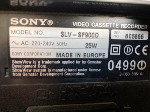 Sony video cassette recorder