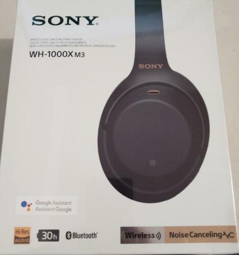 Sony WH-1000XM3 Nieuw met bon en garantie