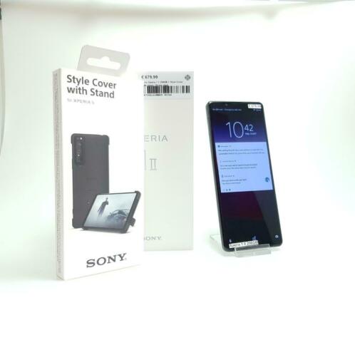 Sony Xperia 1 II 256GB  Style Cover met stand  Prima staat