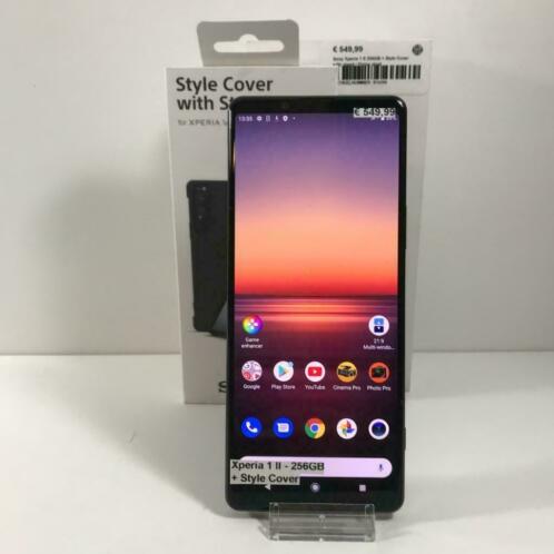 Sony Xperia 1 II 256GB  Style Cover with stand  Prima staa