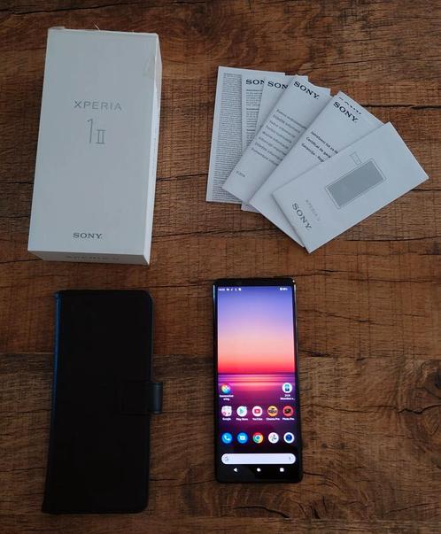 Sony Xperia 1 ii mark 2 zwart  hoes doos XQ-AT51 waterdicht