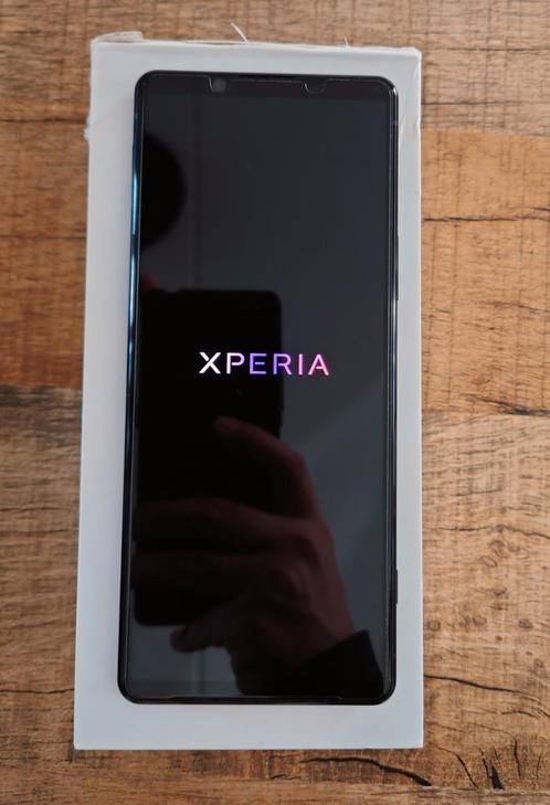 Sony Xperia 1 II telefoon zwart met accessoires, waterdicht