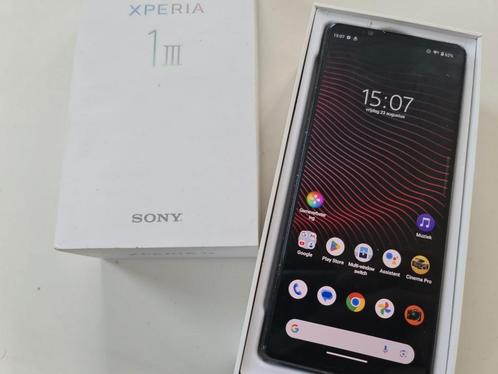 Sony Xperia 1 III 256 GB Frosted Black met bon en doos