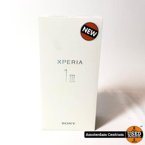 Sony Xperia 1 III 256GB Frosted Black  Nieuw in seal