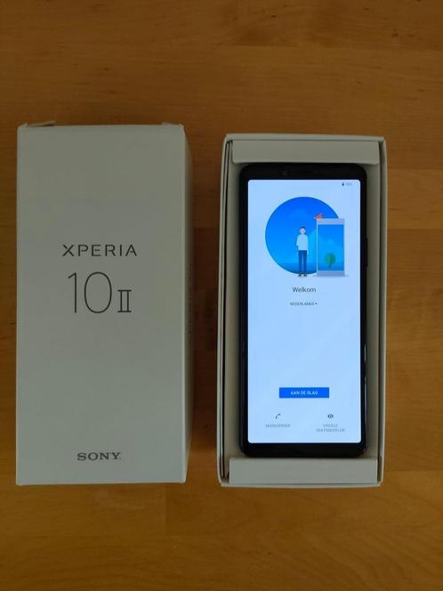 Sony XPERIA 10 II, zwart 128gb, als nieuw