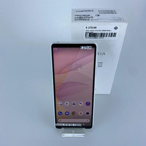 Sony Xperia 10 III 5G 128GB White  Nette staat
