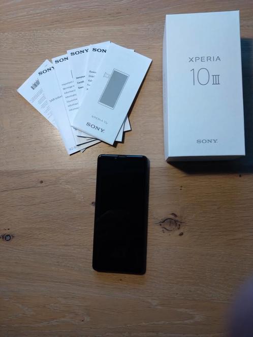 Sony Xperia 10 iii zwart 6GB 128GB dual sim 6quot scherm