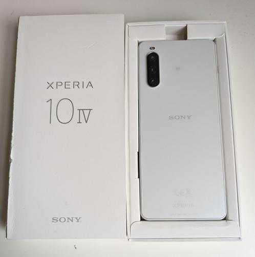 Sony Xperia 10 IV , 128gb,5G, wit, met bon 1,5 jaar garantie