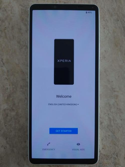 Sony Xperia 10 IV wit nog 1,5 jaar garantie, niet gebruikt