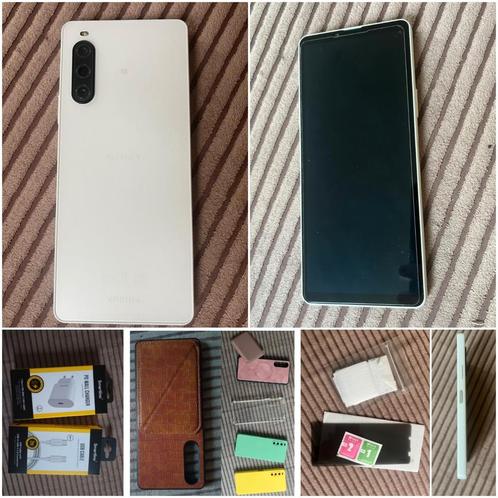 Sony Xperia 10V wit zgan  incl accessoires  2 jr garantie