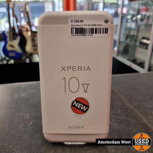 Sony Xperia 5 10 V 5G 128GB Zwart  Nieuw in doos