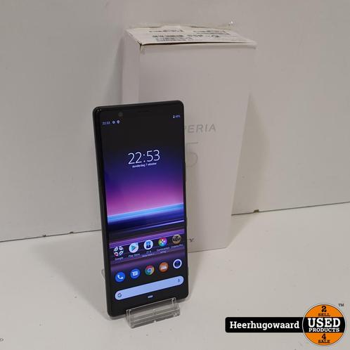 Sony Xperia 5 128GB Black Compleet in Nette Staat
