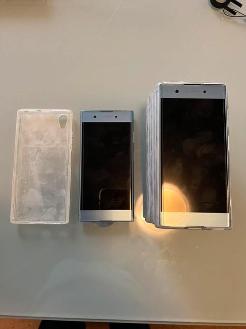 Sony Xperia 9x met screen protection en cover