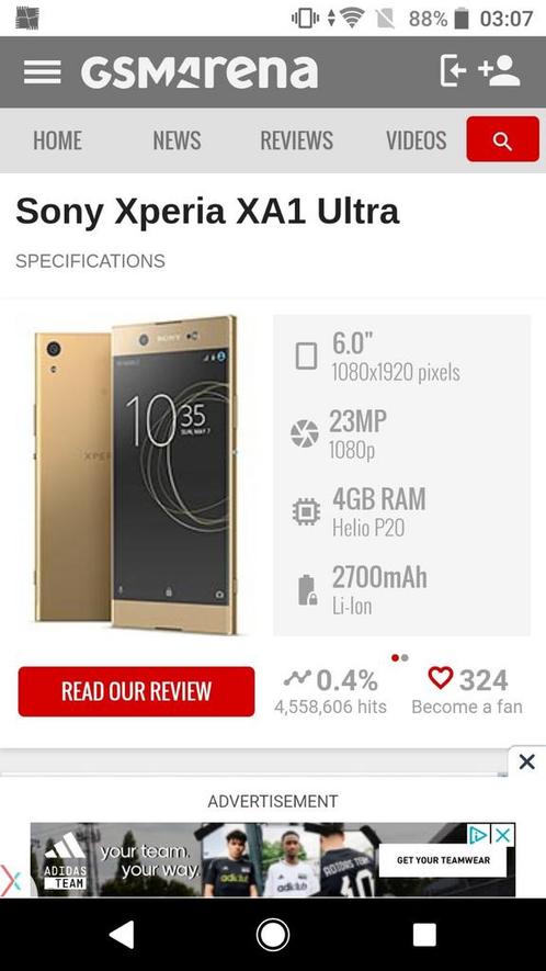 Sony xperia ax1 ultra zwart