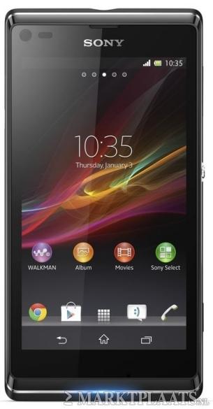 Sony Xperia L Zwart smartphone