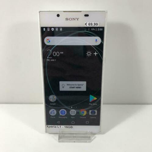 Sony Xperia L1 16GB Wit  Gebruikte staat