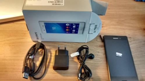 Sony Xperia M4 Aqua zwart  64GBsd  cellularline hoes  Bon