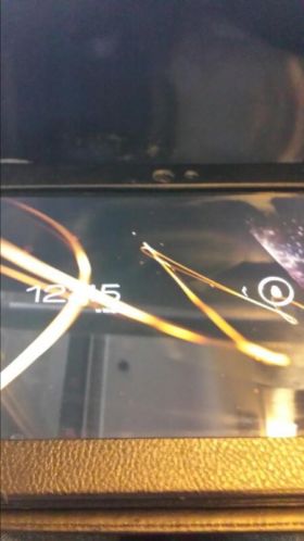 Sony xperia s tablet met leren hoes